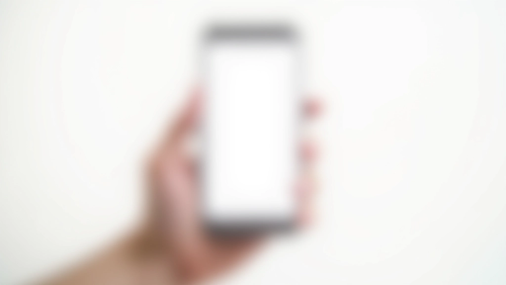 Mobile phone screen showing optimized layout with content positioned for thumb-friendly interaction zones